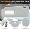 Left Driver Right Passenger Side Car Sunvisor with Lights Fit