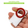 Peephole Security Cap Set, Home Door Viewer Cover with Self-Adhesive