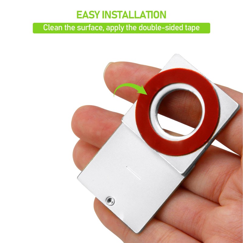 Peephole Security Cap Set, Home Door Viewer Cover with Self-Adhesive