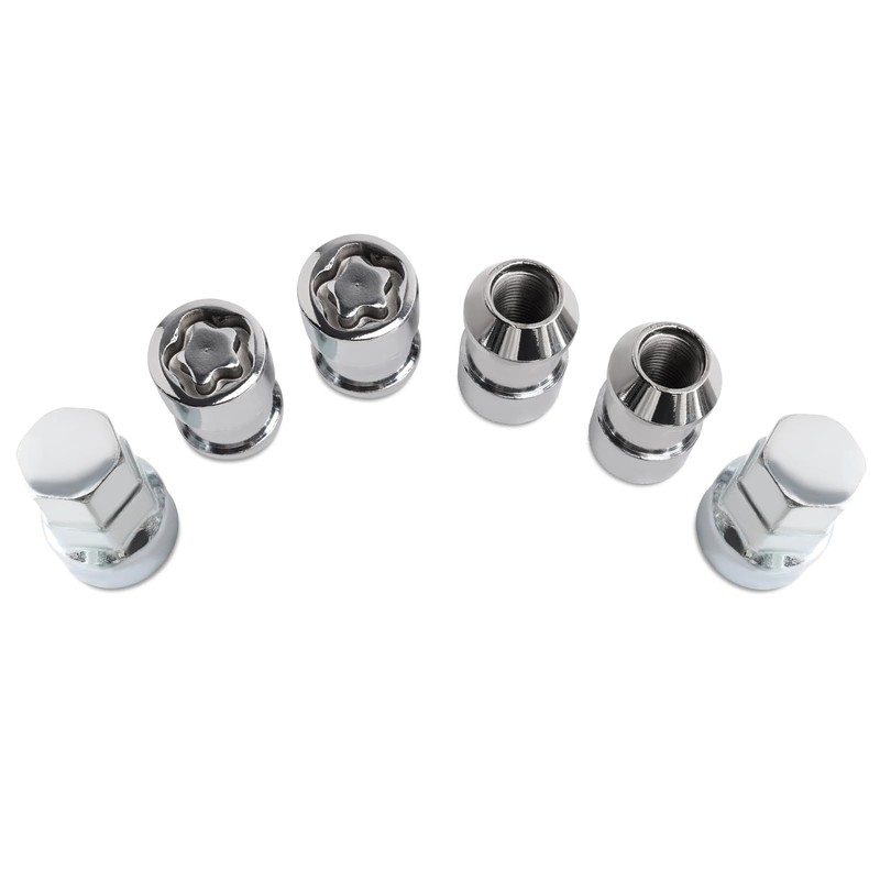 WUYLKZT Lug Nuts Wheel Locks M14 x 1.5 Thread,4 Anti