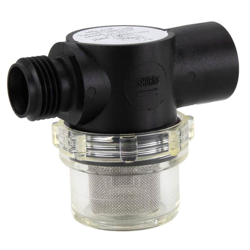 Shurflo 255-213 RV Replacement Water Pump Strainer | 1/2 Twist-On