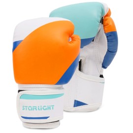Boxing Gloves for Kids,4, 6, 8-oz,Youth Boxing Gloves,Kickboxing Training,Kids Bag Gloves for Punching Bag,Kids Bag Gloves for Punching Bag,for Boys Girls (Blue Orange, 04oz)
