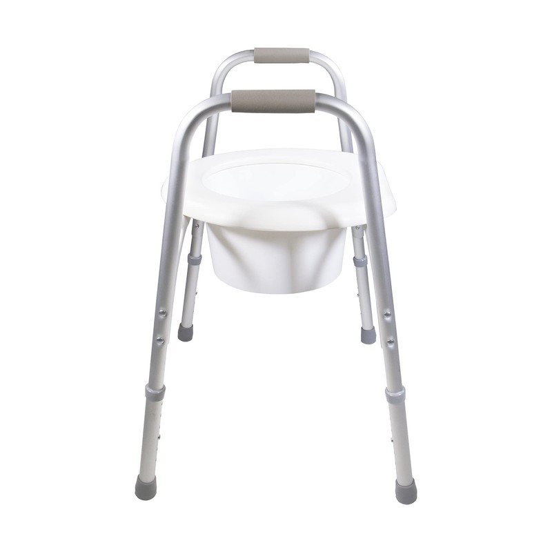 PCP Raised Toilet Seat and Safety Frame, Pre-Assembled Tool Free,