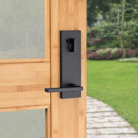 Kwikset 971HFLSQF-26 971HFLSQF Halifax Interior Trim Lever with Full Square Rosette for Single Cylinder Keyed Entry Handlesets with SmartKey Technology