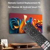 New Remote Control Replacement for Hisense TV (ERF3A90), Fit for