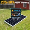 SOLPERK 100 Watt Solar Panel 12 Volt, 100W Solar Panel