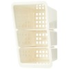 Delfinware Plastic Cutlery Box, Cream, 19 x 10.5 x 13