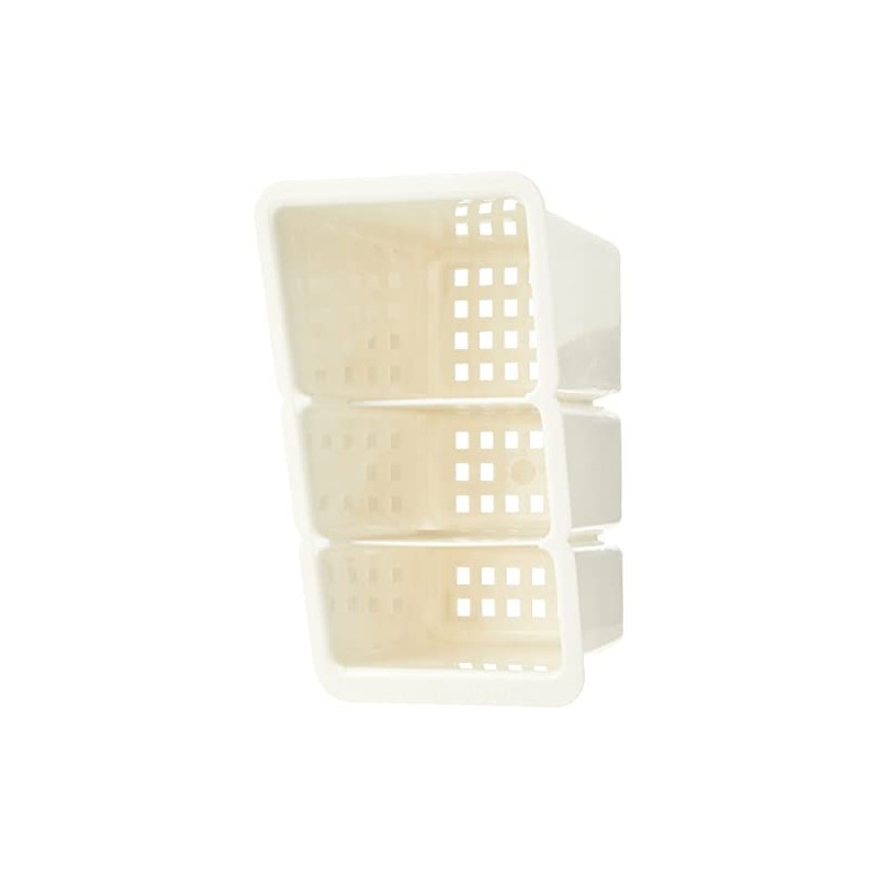 Delfinware Plastic Cutlery Box, Cream, 19 x 10.5 x 13