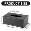 Kingfomtm Rectangular Leather Tissue Box for Home/Office/Car