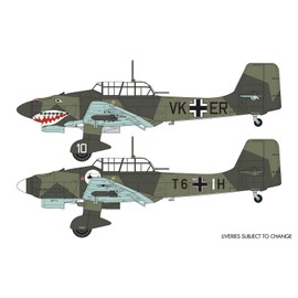 Airfix Model Set - A03087A Junkers Ju87 B-1 Stuka Model Building Kit - Plastic Model Plane Kits for Adults & Children 8+, Set Includes Sprues & Decals - 1:72 Scale Model