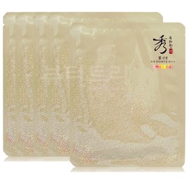 Sooryehan Ginseng Total Anti-Aging Mask 28ml x 5 sheets / 수려한 진생 토탈 안티에이징 마스크 28ml X 5매