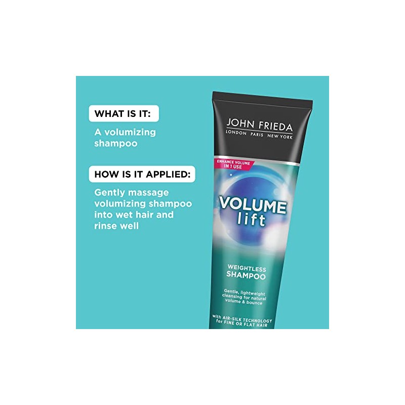 John Frieda Luxurious Volume Touchably Full Shampoo, 8.45 Oz