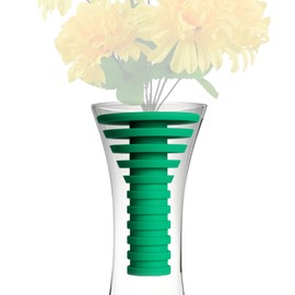 UYX Cemetery vase Rubber Insert, Fixed vase Insert, Fixed Flower Wind Resistant, Cemetery Decoration, Used for Cemetery vases(Green)