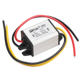 DROK 12V to 6V Step Down Converter, Waterproof DC to DC Buck Converter Voltage Regulator 8V-35V to 6V 3A 18W