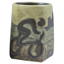 Mara Stoneware Mug - Bicyclist 12 oz.