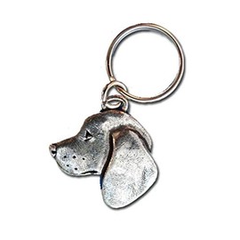 The Magic Zoo Pewter Beagle Keychain – Key chain Accessories for Women – Cute Beagle Keychain – Handcrafted in the USA