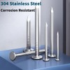 SYDARSYN Masonry Nails 304 Stainless Steel Concrete Nails Wall Nails
