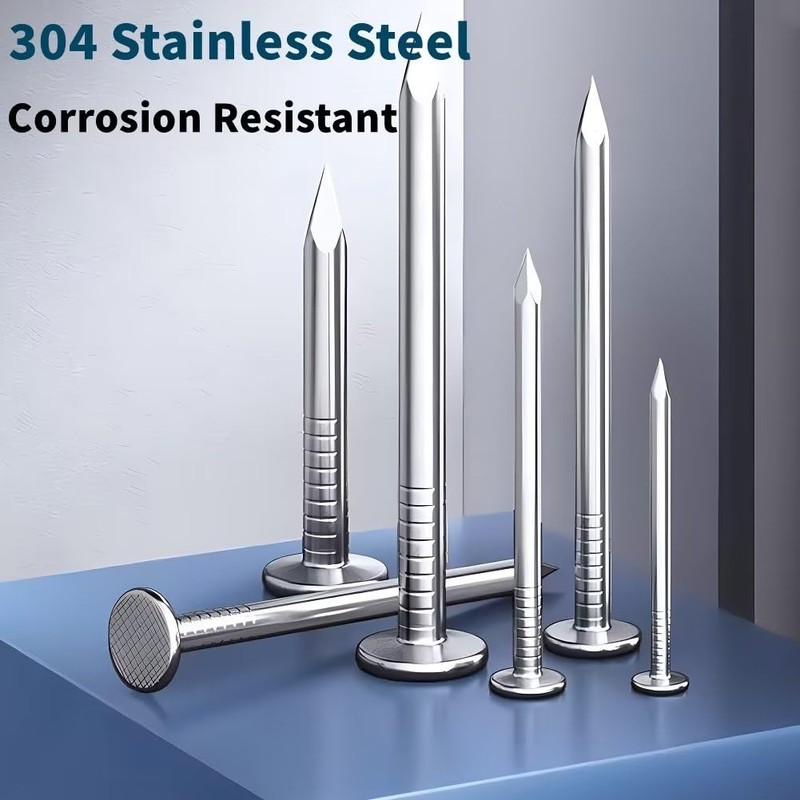 SYDARSYN Masonry Nails 304 Stainless Steel Concrete Nails Wall Nails