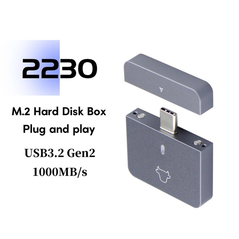 SUCHUANGUANG NVMe 2230 SSD Enclosure Box USB C A 10Gbps
