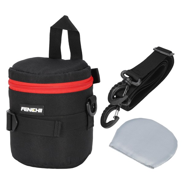 PATIKIL Lens Pouch Case, 4.3" ID x 5.5" H Shockproof