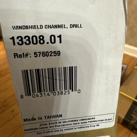 Rugged Ridge Windshield Channel Drill 76-95 fits Jeep CJ / fits Jeep Wrangler 13