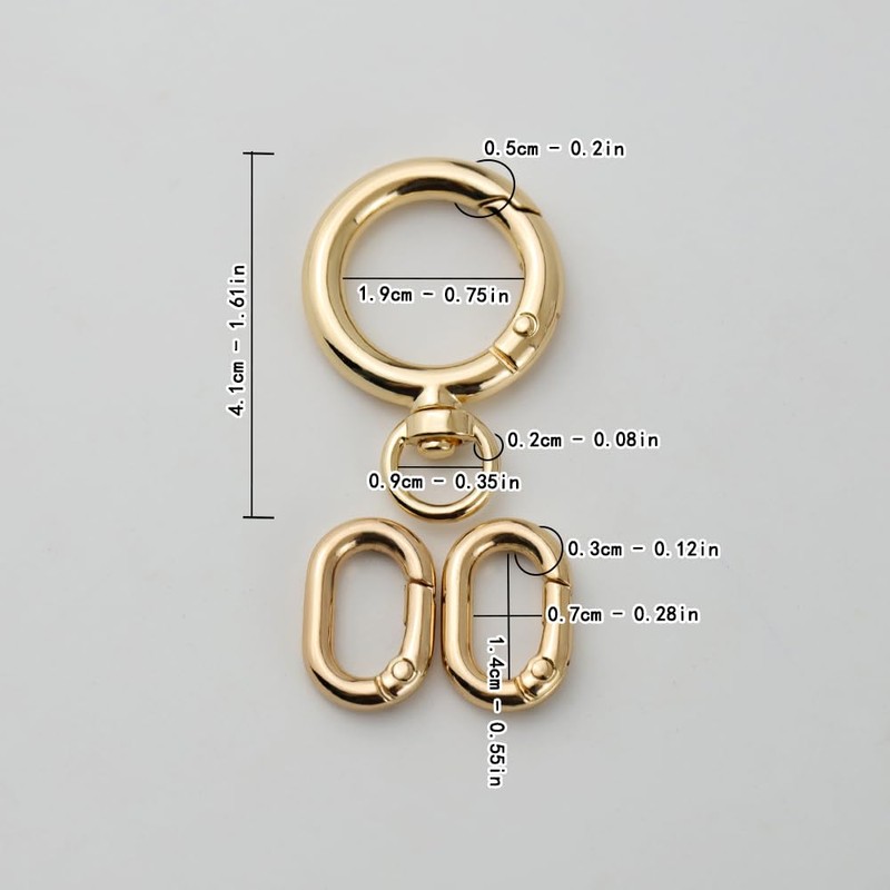 FUSSED Key Holder, Carabiner, Fashionable, Key Chain, Frosted Surface, Anti-Lost,