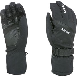 Level Waterproof Gore-Tex Men's Outdoor Skiing Gloves available in Black - Size 9.5
