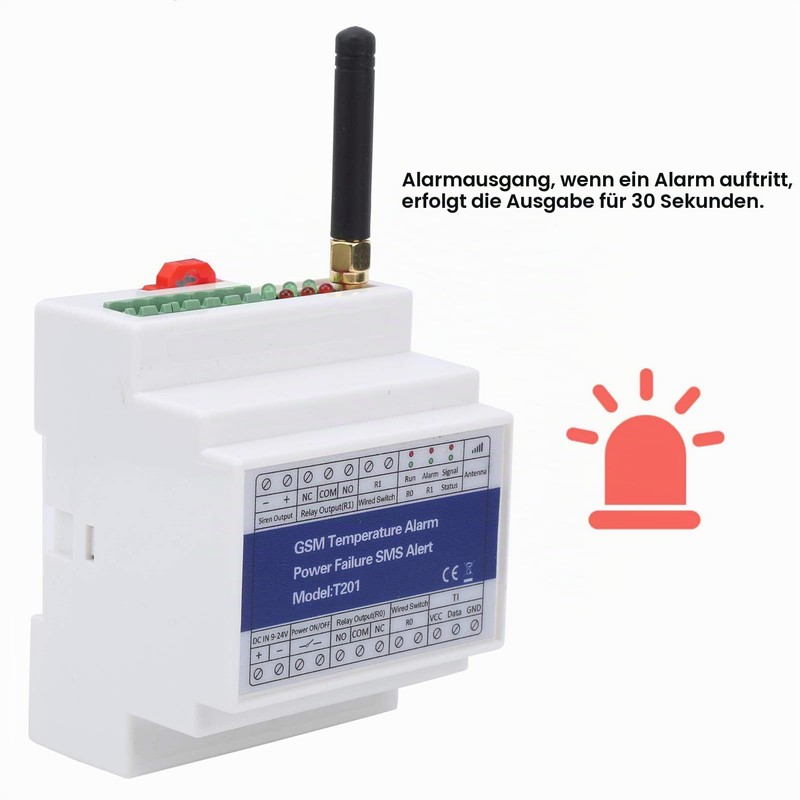 GSM Temperature Alarm for Home - Power Failure Alarm with