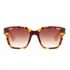 Piranha Square Sunglasses for Women with Demi Frame plus Sustainable