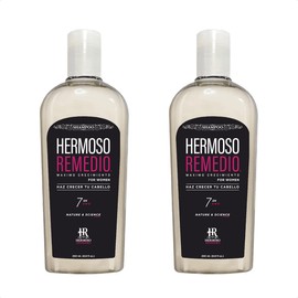 Shampoo Anticaída Mujer 250 ml x 2 | Crecimiento Acelerado 7 en 1 – Fortalece, Engrosa & Regenera – Sin Sulfatos ni Parabenos - Sin Sal – Con Biotina, Queratina y Colágeno