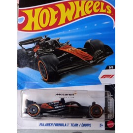 Hot Wheels McLaren Formula One Team [Black & Orange] F1 1/5, 20/250, 1:64 Scale Diecast Toy Vehicle