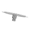 8 Inch Stainless Steel Rain Shower Head Ultrathin 75 Nozzles