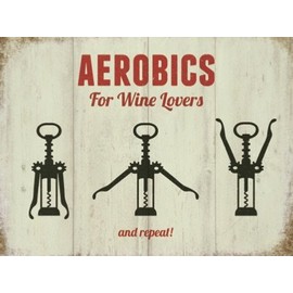 Fridge Magnet - Aerobics For Wine Lovers