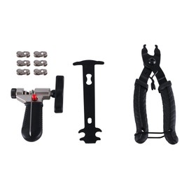 CNCYEAH Bicycle Tool Set, Bicycle Link Pliers, Bicycle Chain Tool, Bicycle Chain Gauge, Bicycle Repair Tool Set for Mountain Bike, City Bike, Sports Bike, Cruiser Bike