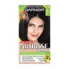 Garnier Nutrisse Cream, Permanent Hair Colour, 10 Natural Black, 100%