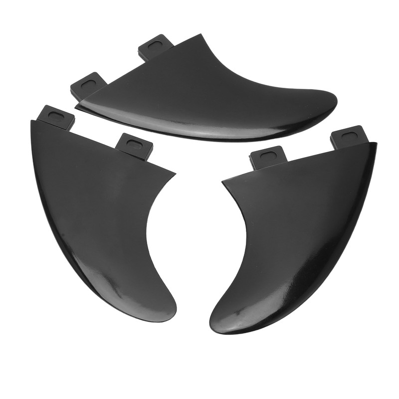 3PCS Surfboard Fin Replacement PVC Paddle Board Fin Surfboard Accessory