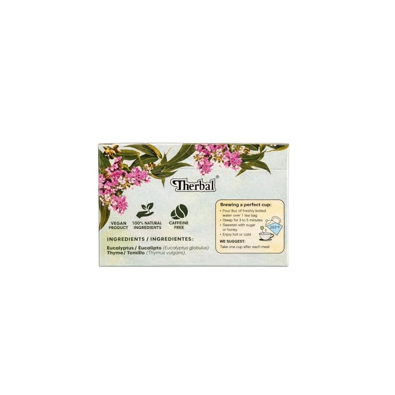 Therbal Té de Eucalipto & Tomillo (Té de eucalipto y