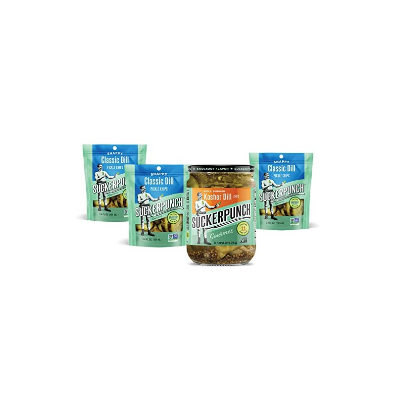 SuckerPunch Pickles | Pantry Pack | One 24oz Jar |