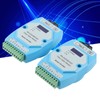 2Pcs RS485/422/232 Fiber Optic Converter Bidirectional Transimitter Receiver Modem Transmission