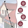 12 in Inside Classic Ribbed Profile Foam Closure Strip for
