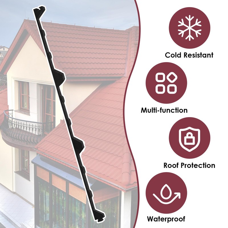 12 in Inside Classic Ribbed Profile Foam Closure Strip for