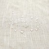 KOUFALL 90 Inch Shower Curtain Long,Linen Fabric Boho Farmhouse Neutral