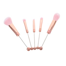 VICASKY 1set Makeup Brush Set Rose Gold Handles Soft and Brushes for Blush Powder and Eyeliner Portable Travel Cosmetic Tools for Women