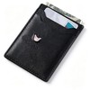 A Miaow Bat Wallet PU Leather Slim Superhero ID Holder