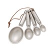 DANFORTH - Queen Anne Measuring Spoons on Cord - Pewter