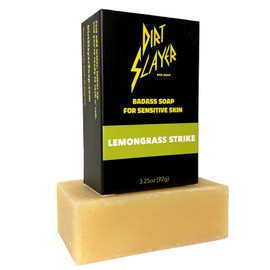 Dirt Slayer Lemongrass All Natural Soap Single Bar