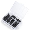 Wensilon #6 Black Fastener Drywall Screws Kit-Phillips with coarse Threaded