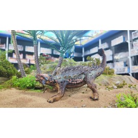 Zappi Co Childrens Ankylosaurus Dinosaur Figure Toy (15cm Length) Realistic Detailed Dino Collection for Kids - Action Figures for Playtime Fun & Learning