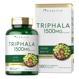 Triphala 1500mg Digestión Óptima Antioxidante 180 Americano