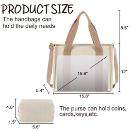 BTOOP Tote Bag for Women Work Teacher Tote Bag 15.6 inch Laptop Shoulder Bags Handbag Office Briefcase with Clutch Purse, Black-leopard Print, Large, Fashion